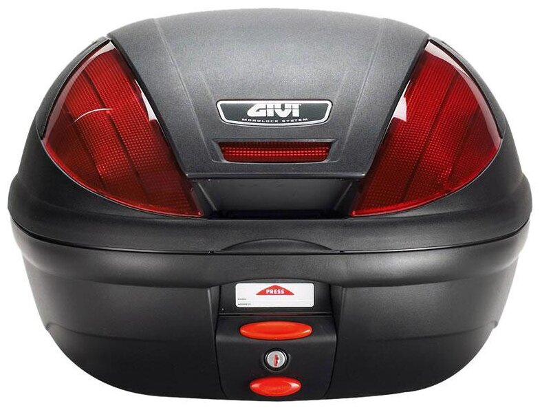 Кофр MONOLOCK 39 л Givi Black-Red (E370N)