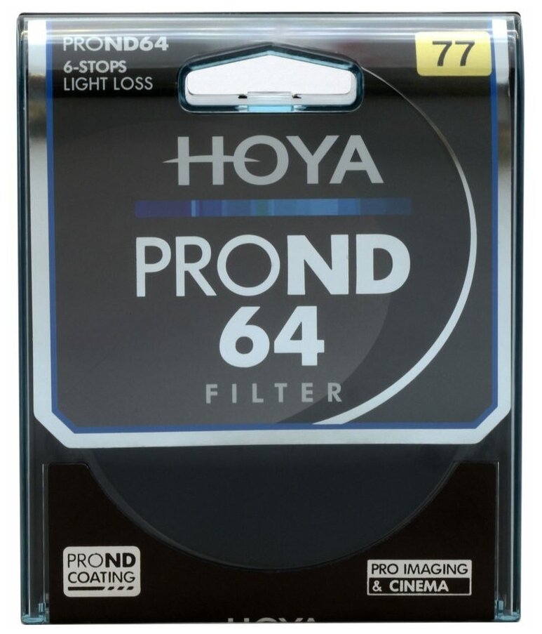 Фильтр нейтрально-серый Hoya ND64 PRO 49 - фото №3