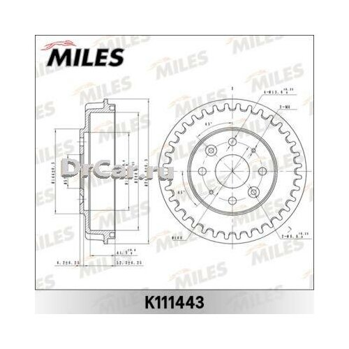 MILES K111443 Барабан торм.KIA SPECTRA 1.6 (ИЖ) 01-