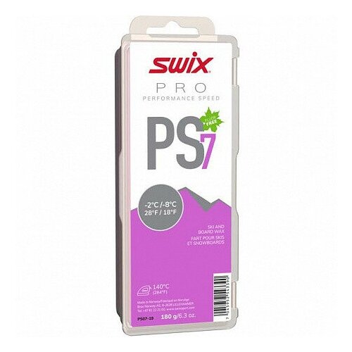 фото Парафин swix ps7 violet, 180 г