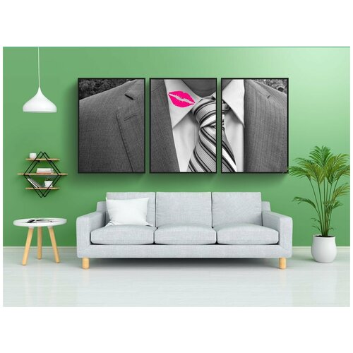 фото Набор модулных постеров для интерьера "неверность, любовь, роман" 60x90 см. в тубусе, без рамки lotsprints