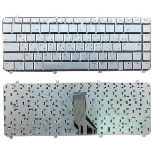 Клавиатура для ноутбука HP Pavilion dv5-1000 серебристая 998₽