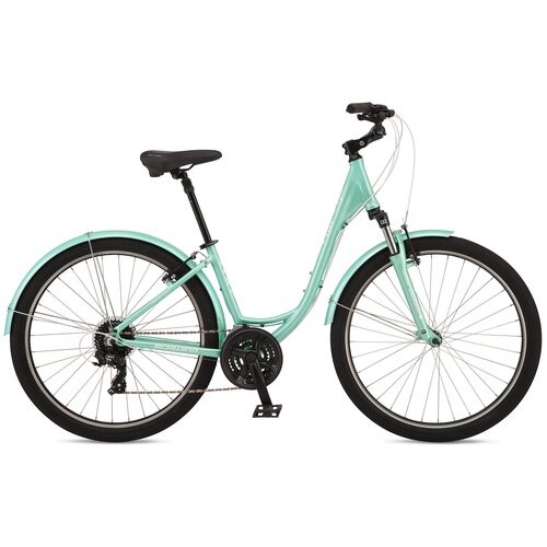 Городской велосипед Schwinn Sierra 27.5 Women (2022) зеленый M (требует финальной сборки)