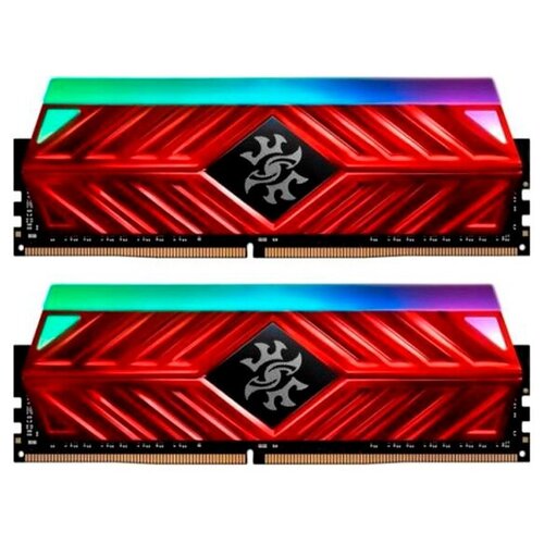 Оперативная память 32Gb DDR4 3200MHz ADATA XPG D41 RGB (AX4U320016G16A-DR41) (2x16Gb KIT) оперативная память xpg spectrix d41 16 гб 8 гб x 2 шт ddr4 3600 мгц dimm cl18 ax4u36008g18i dr41