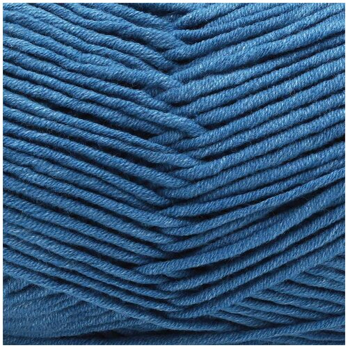 фото Пряжа для вязания yarnart 'jeans plus' 100гр 160м (55% хлопок, 45% полиакрил) (17 синий), 5 мотков