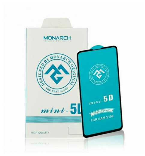 Защитное стекло Monarch mini-5D для iP13/13pro черная рамка