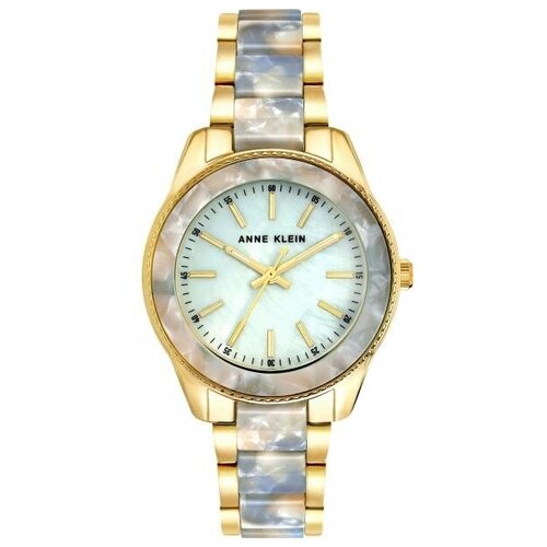 фото Наручные часы anne klein наручные часы anne klein 3214lbgb, белый, желтый