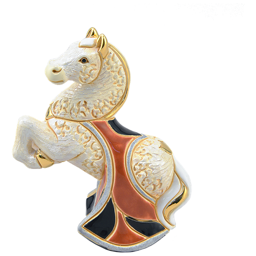 Статуэтка керамическая Лошадь белая 13*10*8см KSVA-DR-F-165-W