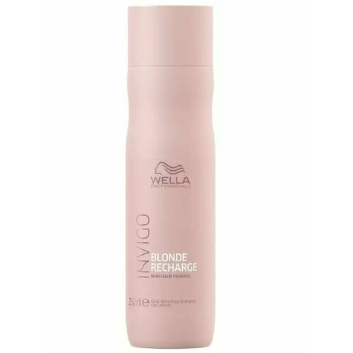 Wella Professionals Invigo Blonde Recharge - Шампунь тонирующий 250 мл