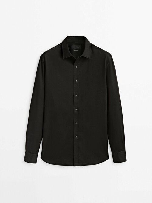 Рубашка Massimo Dutti, размер M, черный