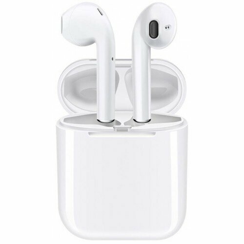 Беспроводные наушники i12 TWS Bluetooth наушники стерео звук вкладыши белый 84900₽
