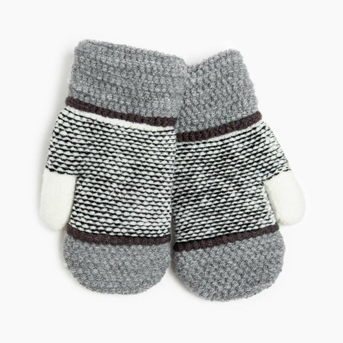 фото Варежки , размер 14, серый denco store