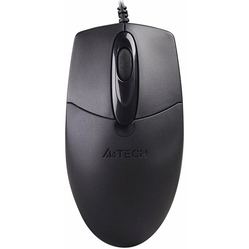 Мышь A4Tech OP-720S черный оптическая (1200dpi) silent USB (3but) мышь acer omr130 черный оптическая 1200dpi беспроводная usb 3but