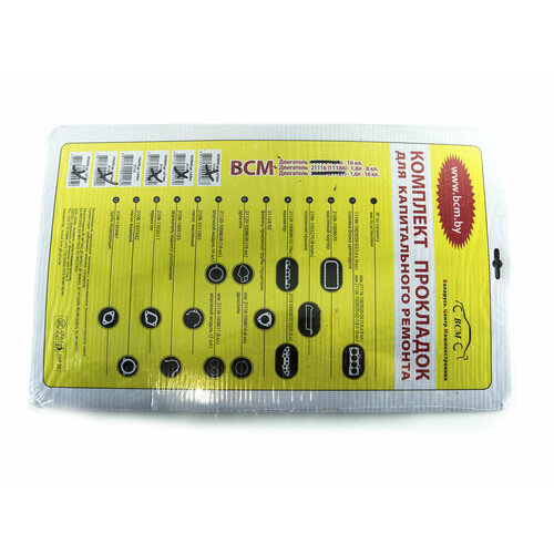 Комплект прокладок двигателя ВАЗ 21116 Granta полный 16L 8V БЦМ 3880₽