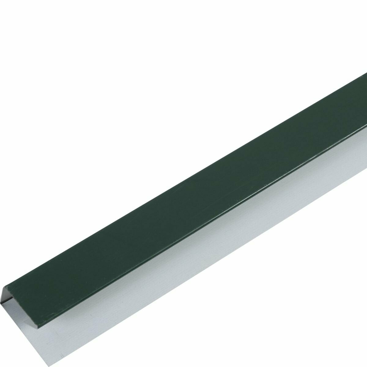 фото Планка финишная,40*20*1250 цвет зелёный RAL 6005 6 шт. стартовая, j-профиль, джи профиль металлический, планка для забора