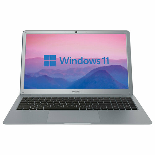 Ноутбук DIGMA EVE C5800 15.6" Intel Celeron N4020 8ГБ/SSD256Гб/NODVD/WIN11Prof/серый, DN15CN-8CXW02 В комплекте: 1шт. темный, серый