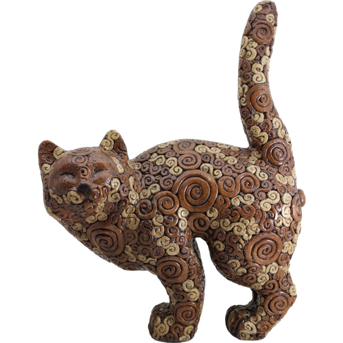 Скульптура садовая кот 