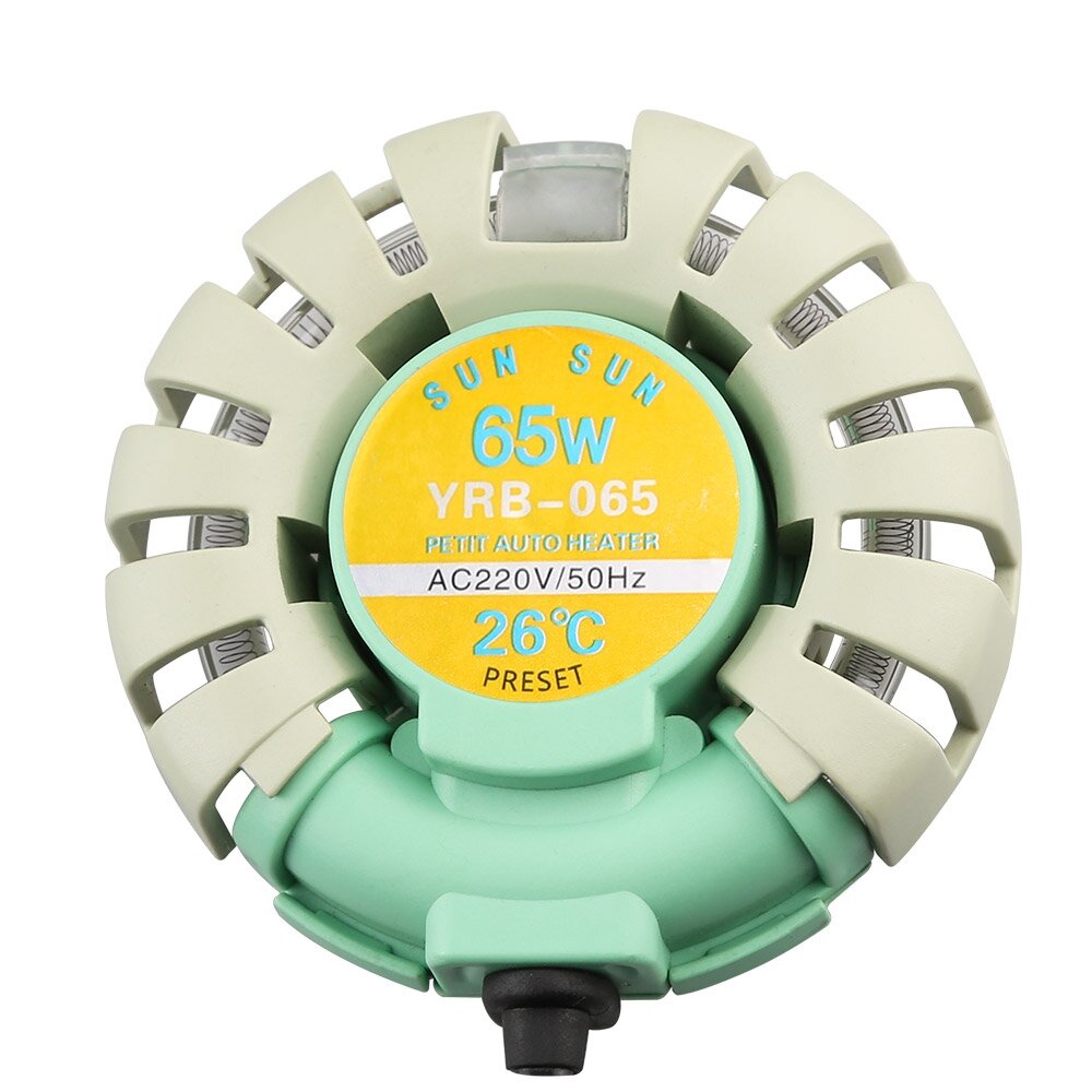 Обогреватель дисковый донный с терморегулятором SunSun YRB-065 65W с пласт. защ. для черепах (акв. до 65л)