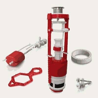 фото Арматура для унитаза РБМ АС-12.1 (2-ух кноп. нижн.)