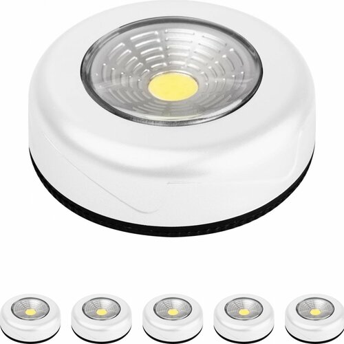 фото Фонарь фаzа tf3-l1w-wh пушлайт 1 cob светодиод белый (комплект из 5 шт.)