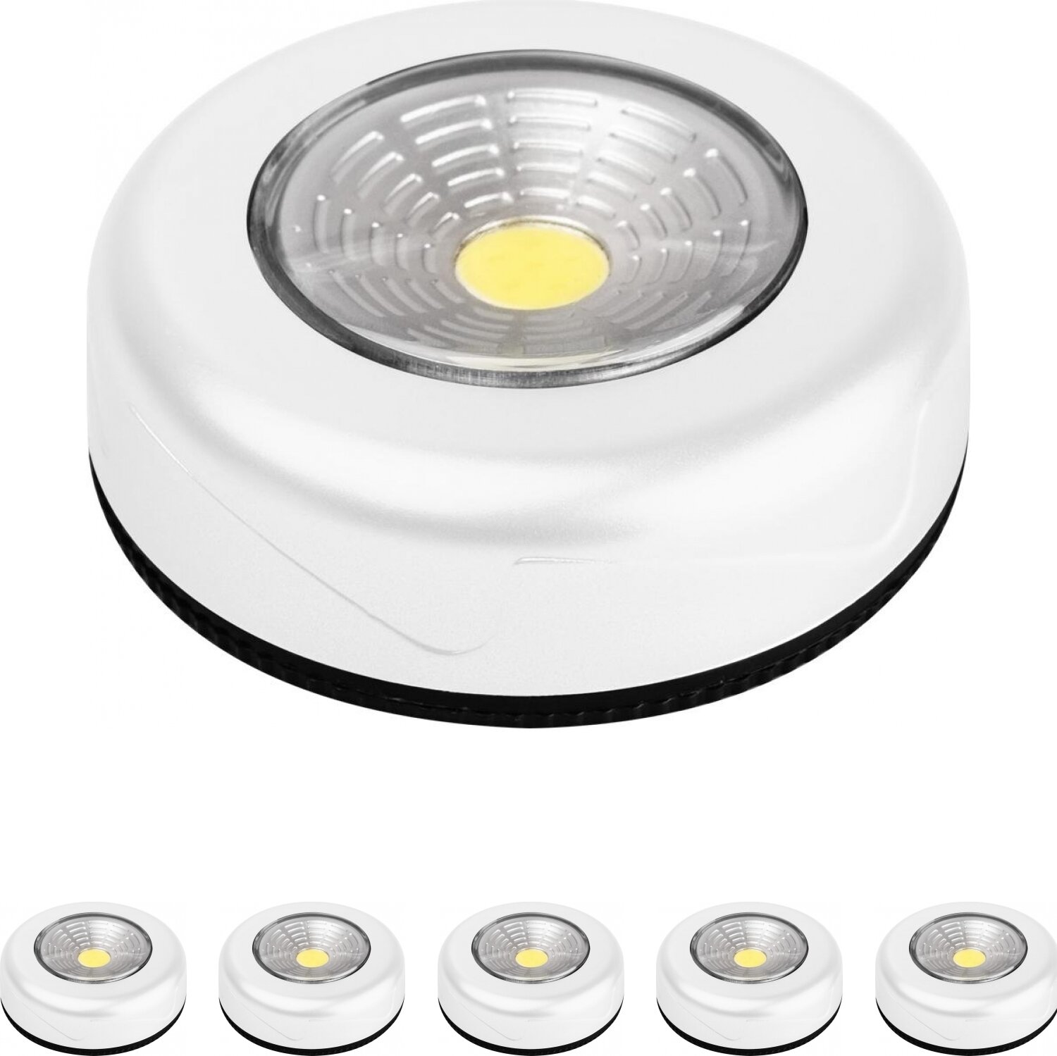 фото Фонарь ФАZА TF3-L1W-wh пушлайт 1 COB светодиод белый (комплект из 5 шт.)