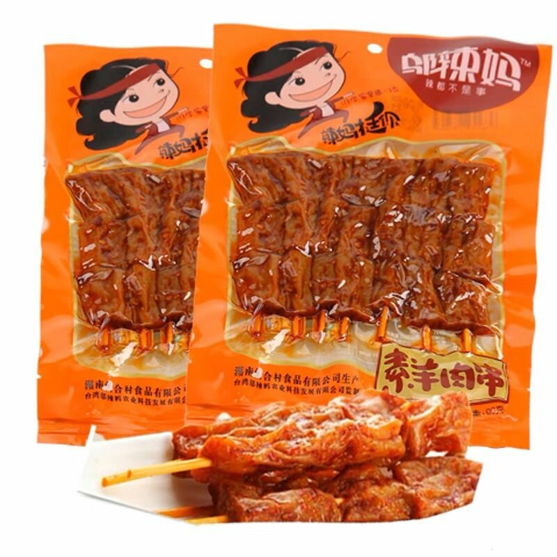 фото Шашлычки из соевого мяса, сред. острые 90-120 грамм х2 штук/Китай