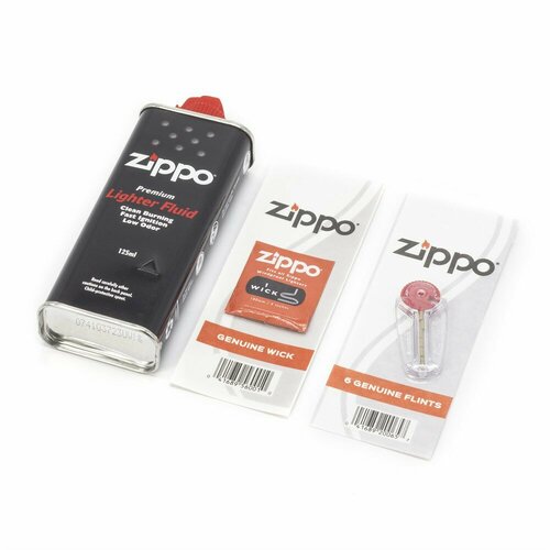 Набор расходников Zippo бензин zippo оригинал для зажигалок 125 мл