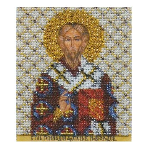 Икона святого архиепископНовгородского Геннадия Б-1124