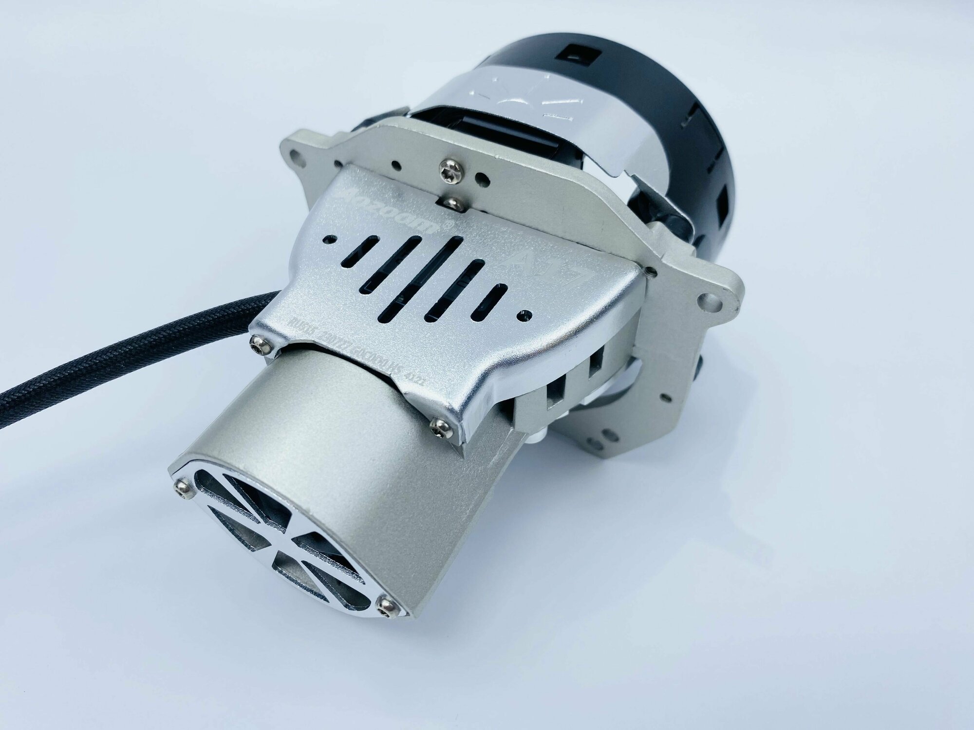Светодиодные би лед модули ближнего/дальнего света Bi LED Aozoom A17 Orion New 2022, 12V, 5500K, 3.0", комплект, 2 линзы — фото 7