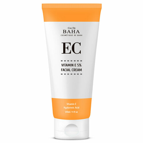 гель крем для лица cos de baha centella gel cream 45 мл COS DE BAHA Крем гель с витамином Е. Vitamin E gel cream (EC), 120 мл.