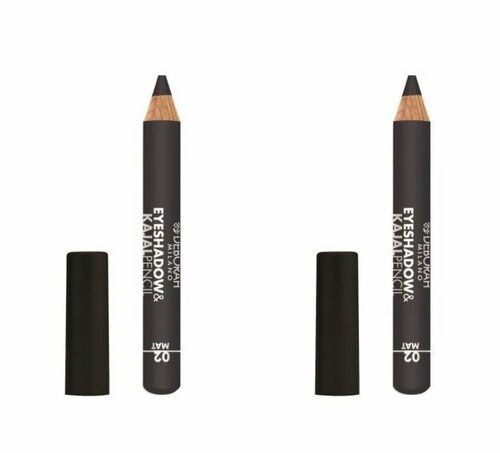 Deborah Milano Тени-карандаш для век Eyeshadow&Kajal Pencil Тон 02, 2 г, 2 штуки