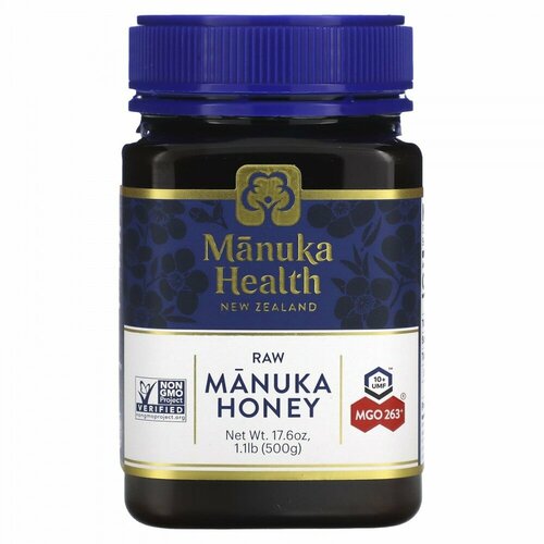 Manuka Health, Мед манука, метилглиоксаль 263+, 500 г (1,1 фунта)