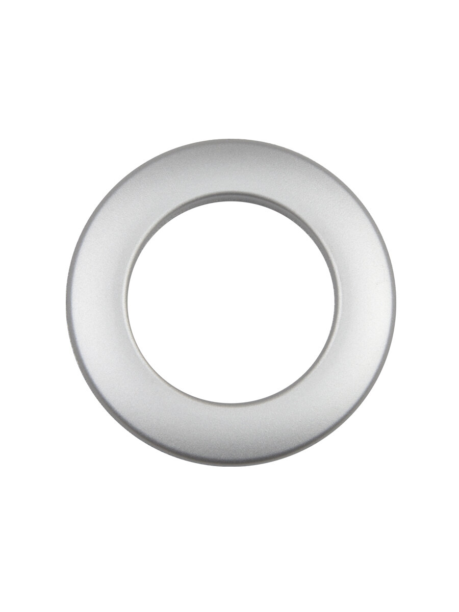 фото Люверсы шторные пластик 35 мм "СМ" 3 матовое серебро (матовый хром)