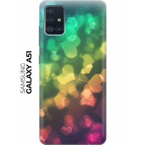 RE: PA Чехол - накладка ArtColor для Samsung Galaxy A51 с принтом Сердечки re pa чехол накладка artcolor для samsung galaxy a51 с принтом черника