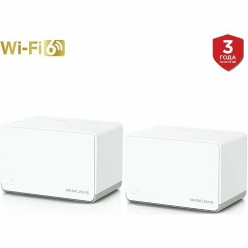 Домашняя Mesh Wi-Fi 6 система Mercusys Halo H70X(2-pack)