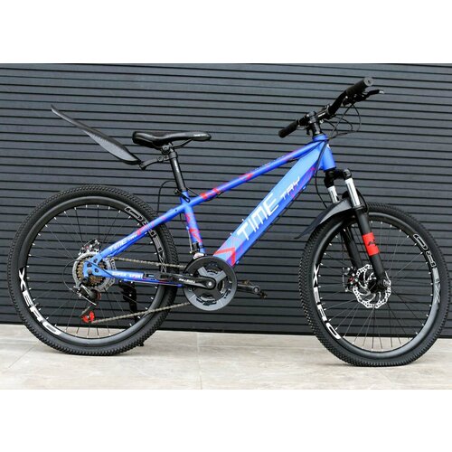 Велосипед подростковый Timetry ТT10121s 24 Стальная рама спортивный Мужской Женский Подростковый Для активного отдыха blue 24500₽