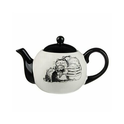 Забавные коты Чайник заварочный 580мл 18х11х11см керамика 824-497 609₽