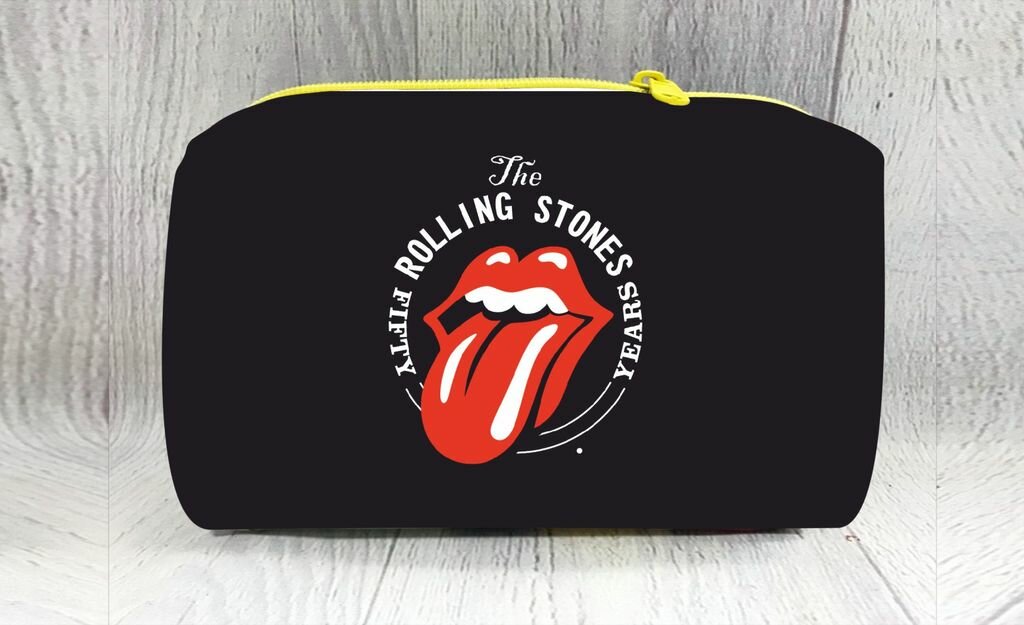 Пенал мягкий горизонтальный The Rolling Stones, Роллинг Стоунз №10