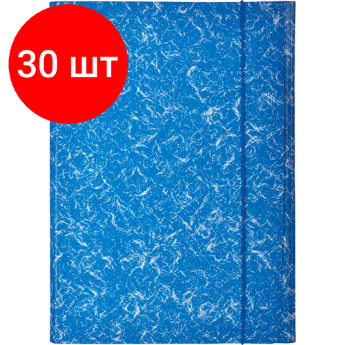 Комплект 30 штук, Папка на резинках картонные Аttache синий папка на резинках картонные аttache синий