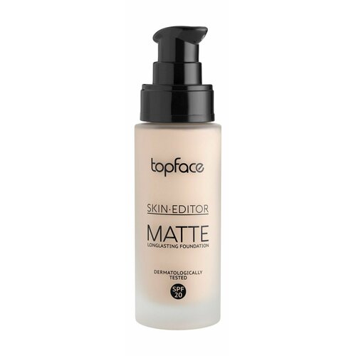 Матирующий тональный крем 2 2 Topface Skin Editor Matte Longlasting Foundation SPF 20 topface pt462 06 тональный крем bb skin editor matte finish foundation