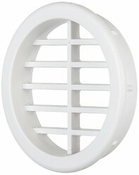 Решетка круглая вентиляционная (d=47 мм; белая) Volpato 2190-443-BI
