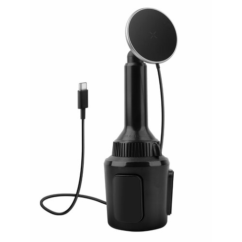 Автодержатель на дефлектор или в подстаканник EnergEA MagDrive Magsafe 15W, 2 в 1
