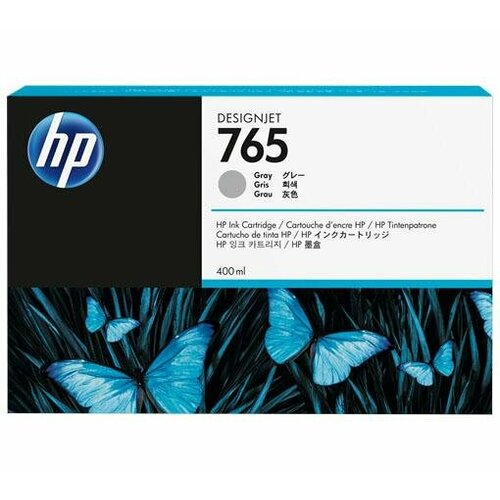 HP Картридж HP F9J53A №765 для HP Designjet T7200 серый 400мл