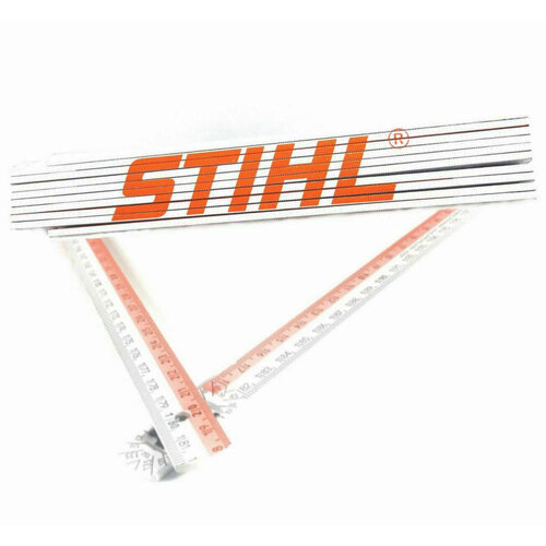 STIHL Линейка столярная, складная, деревянная, 2 метра, 04641520020