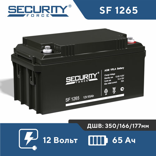 Аккумулятор Security Force SF 1265 аккумулятор security force sf 1265