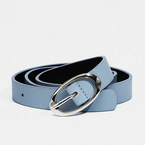 фото Ремень сима-ленд, размер 100, голубой сима-лэнд