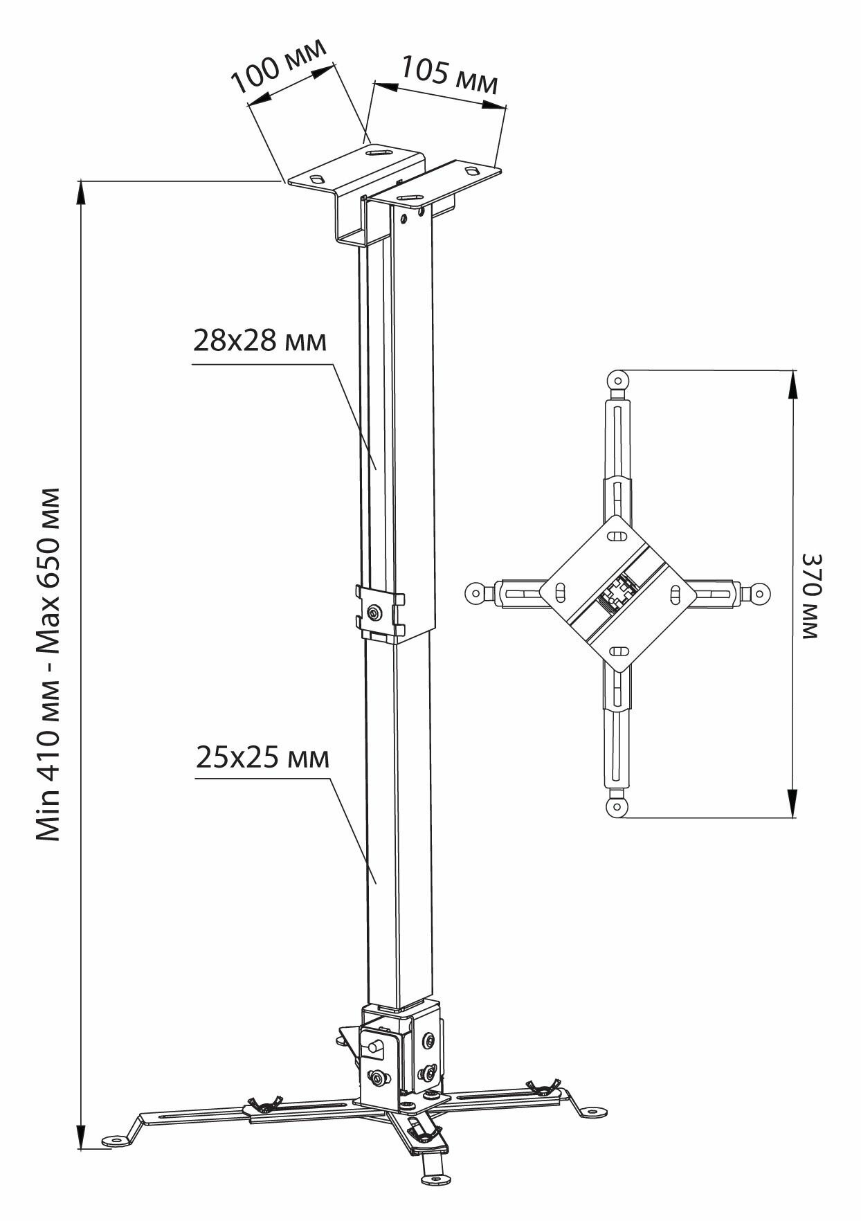 Крепление cactus CS-VM-PRE01