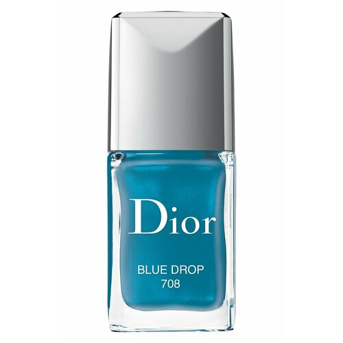 стойкий лак для ногтей chanel le vernis 13 мл Лак для ногтей Dior vernis 708 - blue drop