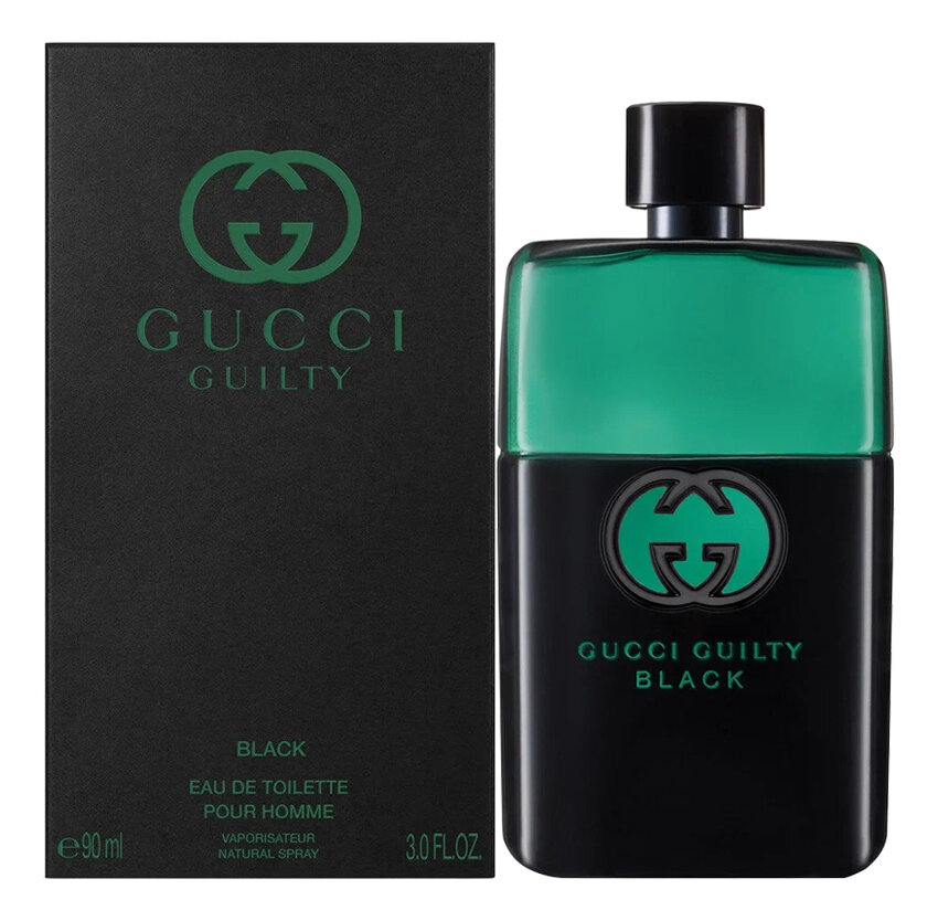 Gucci туалетная вода Guilty Black pour Homme, 90 мл