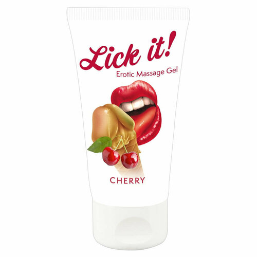 Съедобный массажный гель Lick It! Erotic Massage Gel Cherry 50 мл съедобный массажный гель lick it erotic massage gel cherry 50 мл